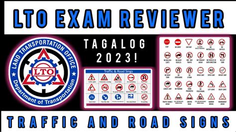 bawal pumarada sign|LTO Exam Reviewer .